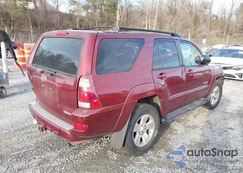 2005 Toyota 4Runner Sr5 V6 z USA, uszkodzony, nr VIN JTEBU14R558030661